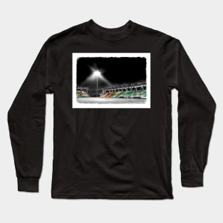 Tallaght Stadium - Shamrock Rovers League of Ireland Football Artwork Long Sleeve T-Shirt